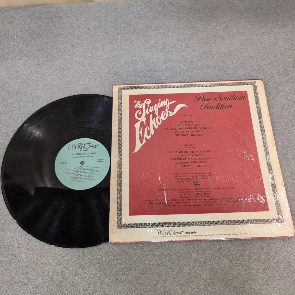 The Singing Echoes Pure Southern Tradition Vinyl LP WindChime Records - Picture 2 of 2